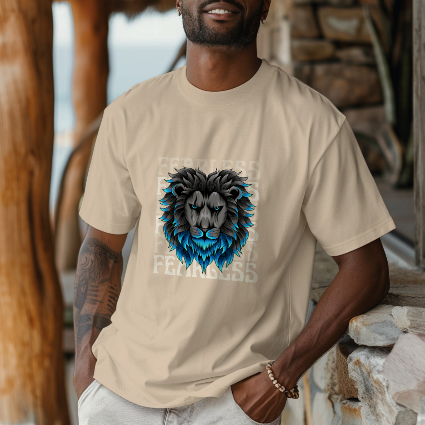 Fearless - Premium Oversized T-Shirt