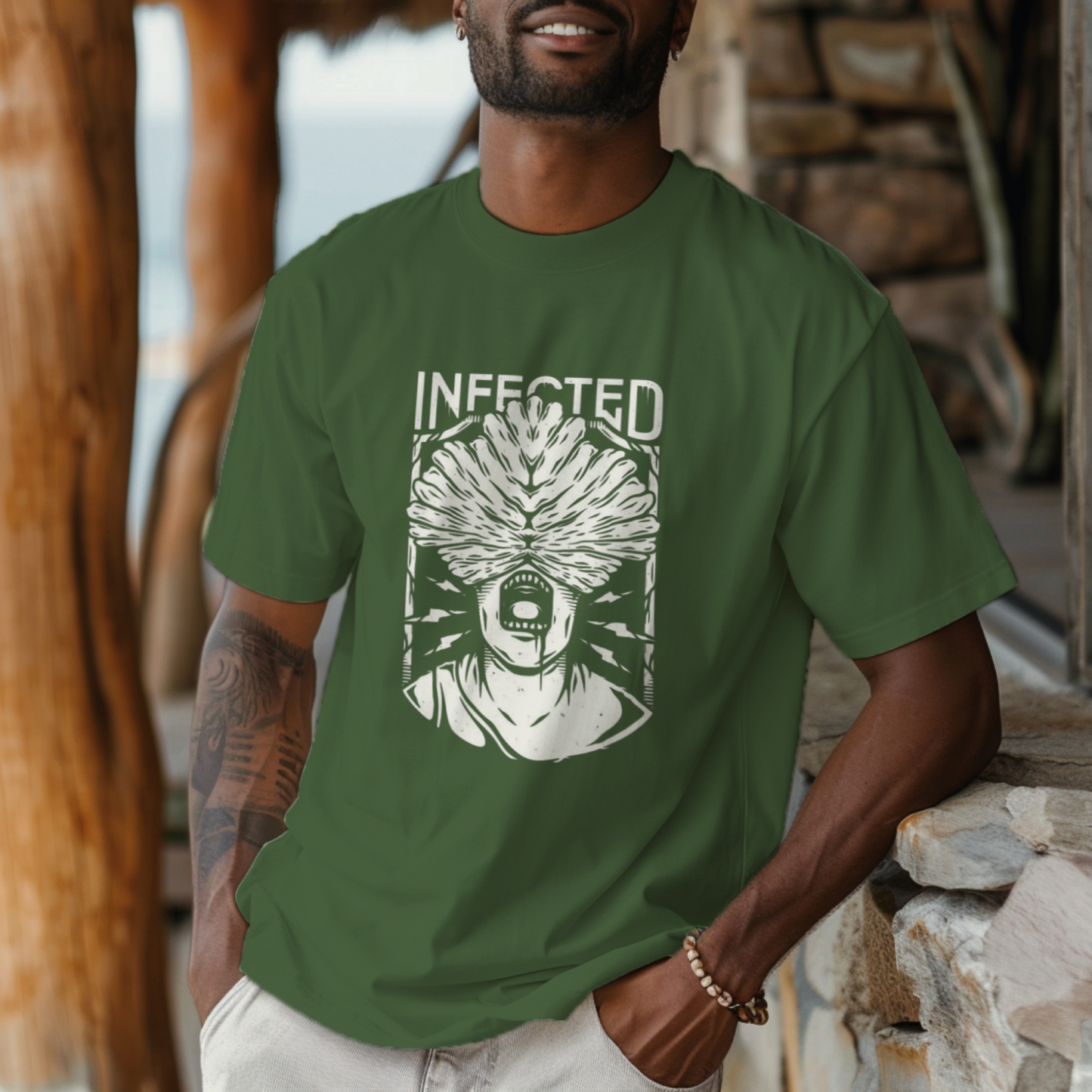 Infected - Premium Oversized T-Shirt