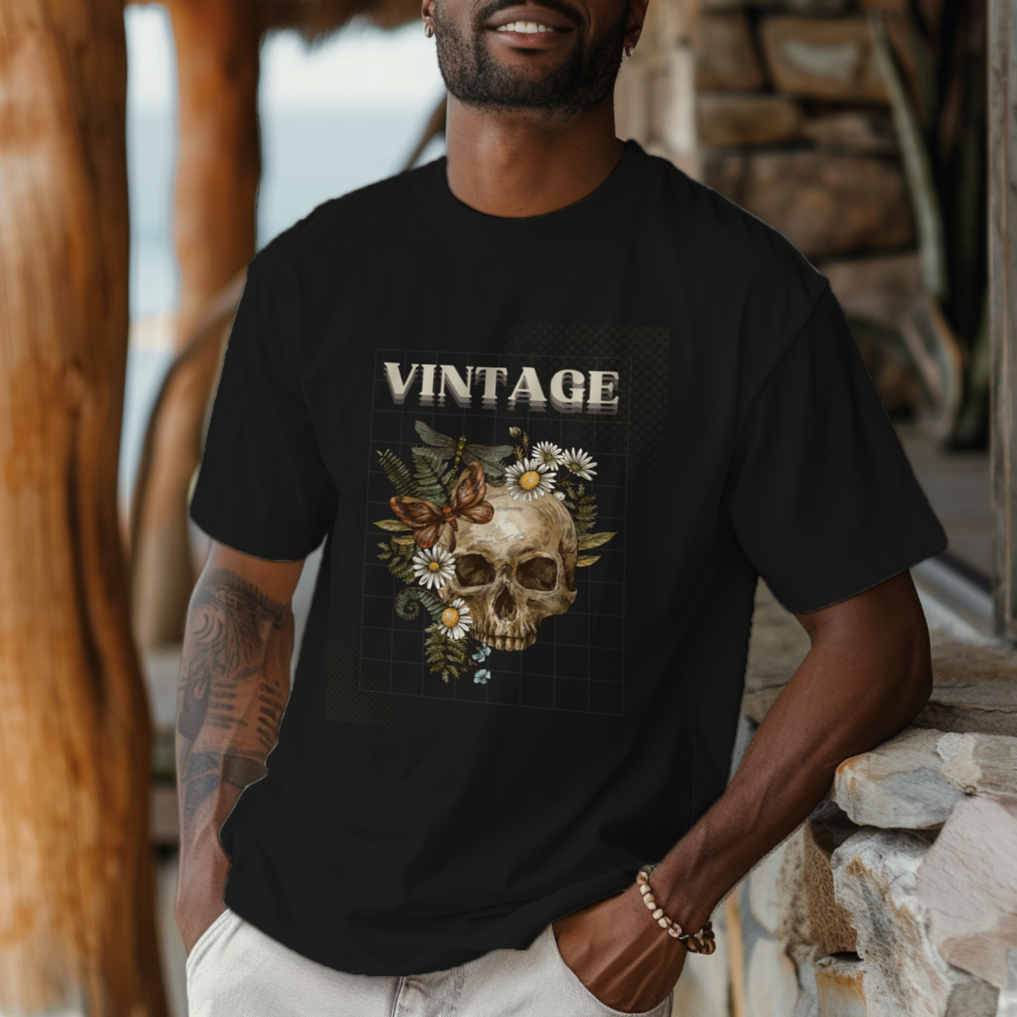 Vintage - Premium Oversized T-Shirt